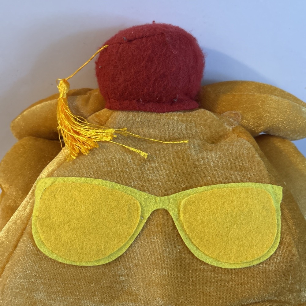 FRIENDS TV Show Thanksgiving Turkey Hat w/Sunglasses Legs Fabric Monica - Picture 3 of 4